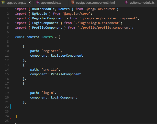 Action Folder Declared Roots