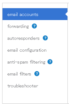 email-dashboard bluehost cPanel