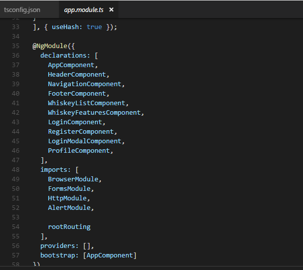 App-Module Component Declaration